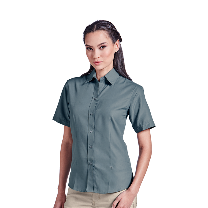 Ladies Easy Care Blouse Short Sleeve – isikhumbasa